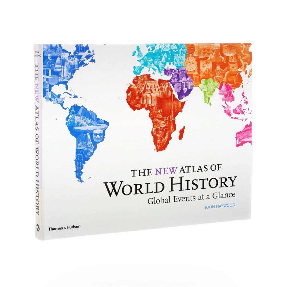 The New Atlas of World History Thames & Hudson Hardcover Educational Book